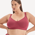 Nala Maternity Comfort Wirefree Bralette - Burnt Fig
