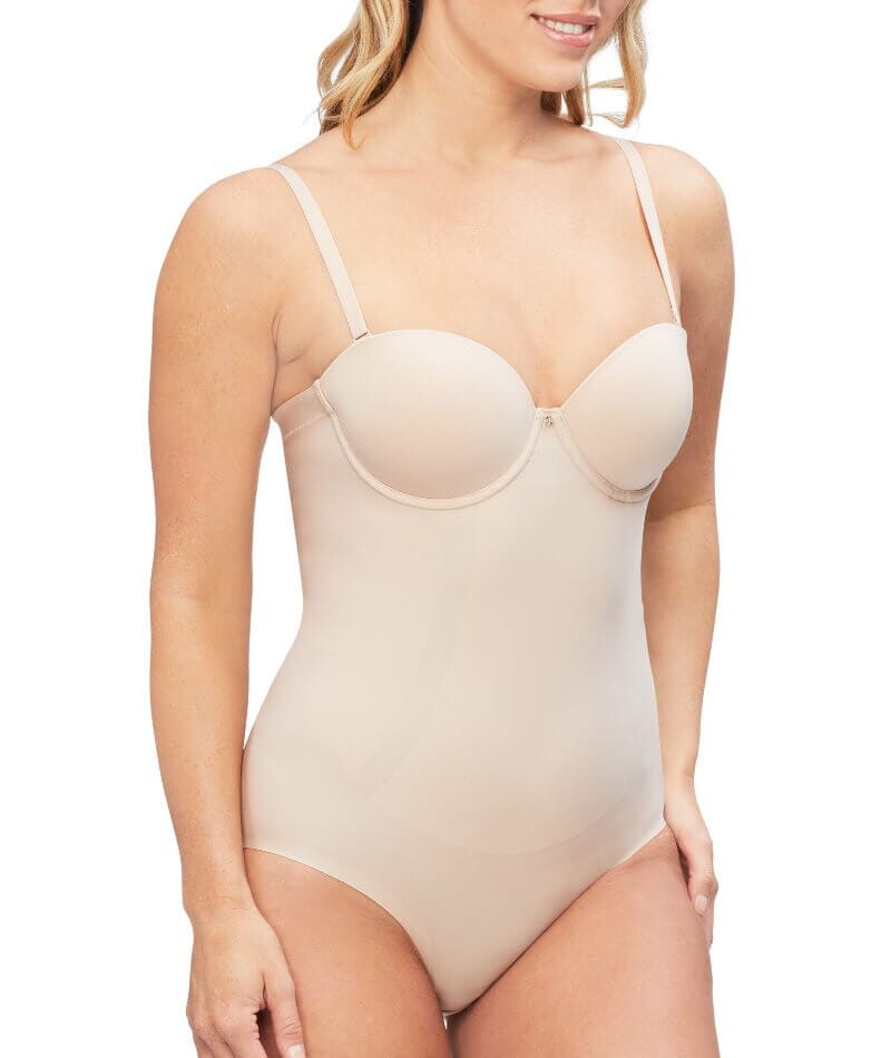 Nancy Ganz Body Define Strapless Bodysuit - Warm Taupe Shapewear