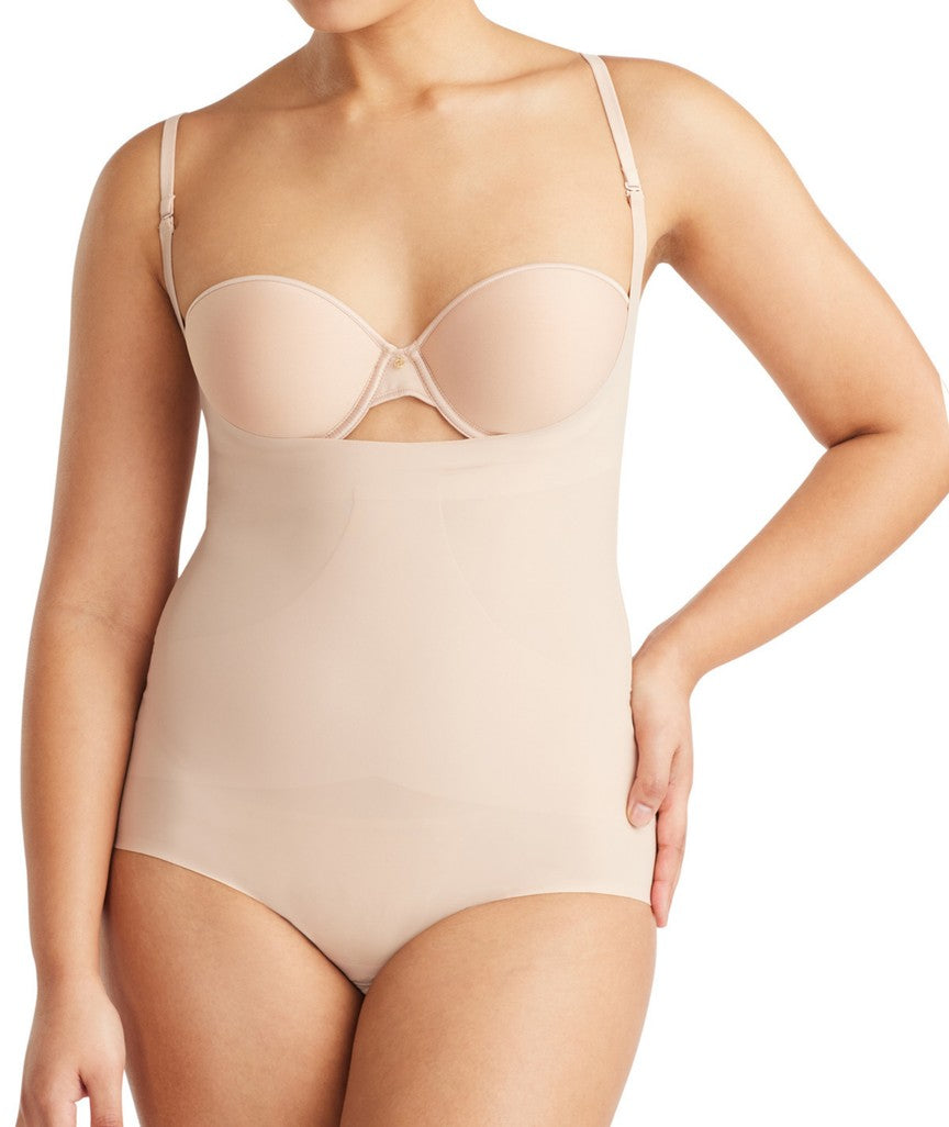 Nancy Ganz Revive Smooth Underbust Bodysuit - Warm Taupe