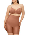 Nancy Ganz X-Factor High Waisted Thigh Shaper Short - Cocoa Shapewear