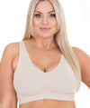 Sonsee High Back Comfort Bra - Nude Bras