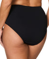 Nip Tuck Must Haves Bette High Waist Low Leg Bikini Pant- Black