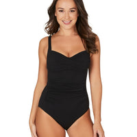 Nip Tuck Must Haves Joanne A-DD Cup One Piece Swimsuit - Black