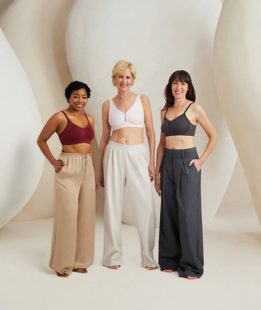 Amoena Wave Pure Non-Wired Bra - Ruby