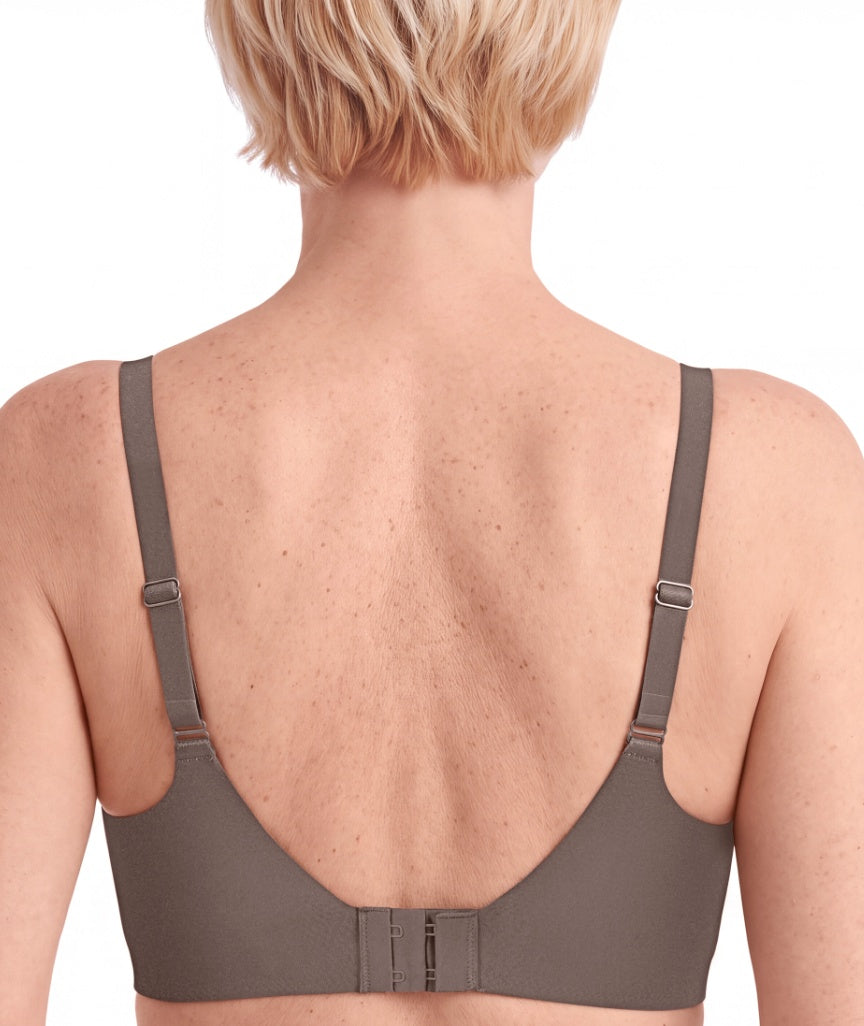 Amoena Wave Pure Non-Wired Bra - Deep Taupe