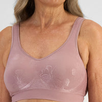 Playtex Comfort Revolution Contour Wire-free 2 Pack Bra - Smokey Mauve/Granite Blue