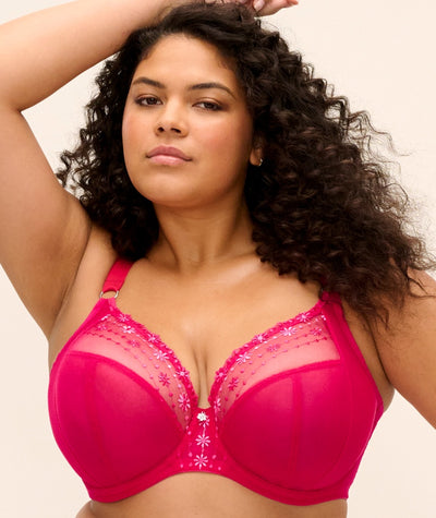 Elomi Matilda Underwired Plunge Bra -  Hot Pink