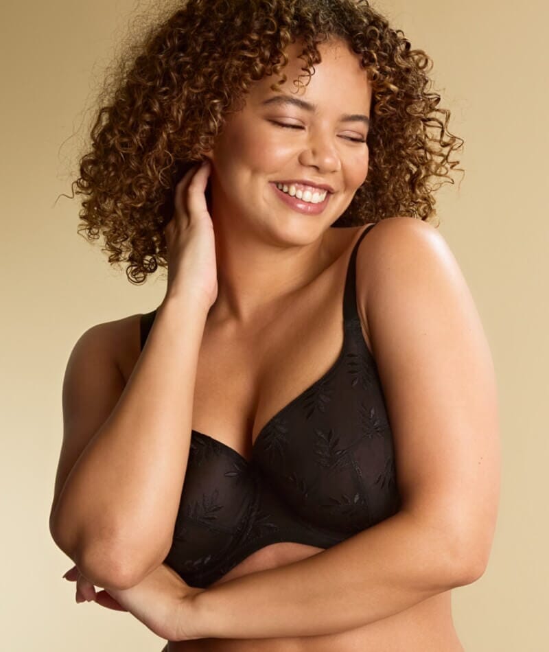 Panache Tango Underwired Balconnet Bra - Black Bras 