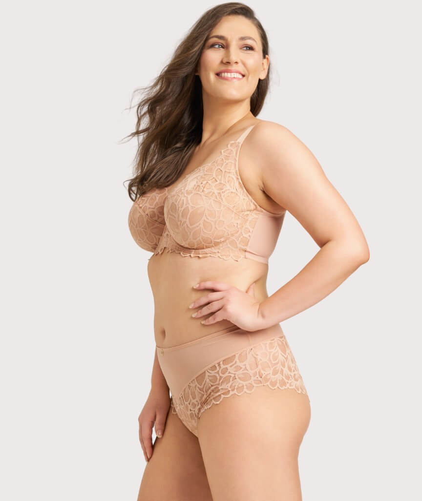 Panache Allure Underwired Full Cup Bra - Honey