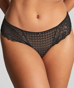 Panache Envy Brazilian Brief - Black Knickers 