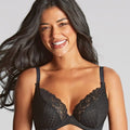 Panache Envy Plunge Underwire Bra - Black