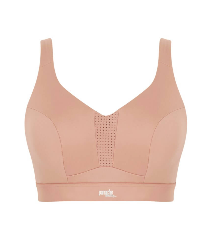 Panache Sport Endurance Ultra Perform Non Padded Underwire Sports Bra - Dusty Rose
