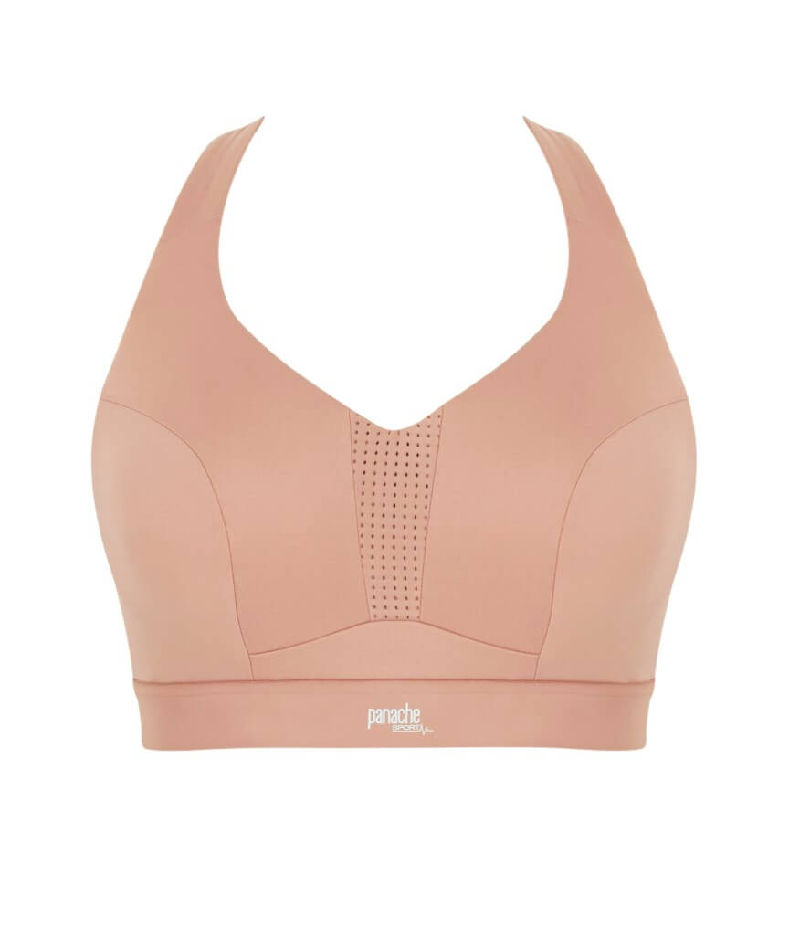 Panache Sport Endurance Ultra Perform Non Padded Underwire Sports Bra - Dusty Rose