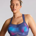 Panache Sport Power Underwired Sports Bra - Ombre Print/Ink