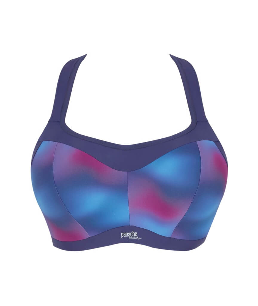 Panache Sport Power Underwired Sports Bra - Ombre Print/Ink