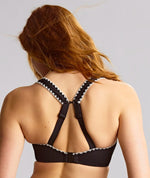 Panache Swimwear Aurora Jennifer Plunge Bikini Top - Aurora Black/White