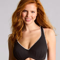Panache Swimwear Aurora Jennifer Plunge Bikini Top - Aurora Black/White