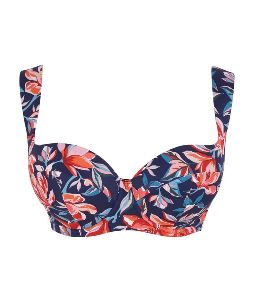 Panache Swimwear Bette Liliflora Underwire Balcony Bikini - Liliflora Print