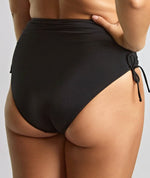 Panache Swimwear Signature Midi Gather Brief - Black Swim 