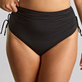 Panache Swimwear Signature  Midi Gather Brief - Black