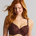 Panache Tango Underwired Balconnet Bra - Nutmeg