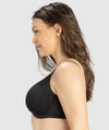 Parfait Pearl Underwire Seamless Minimizer Bra - Black Bras