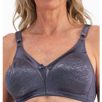 Playtex Classics Full Coverage Non-Contour Bra - Charcoal Lace