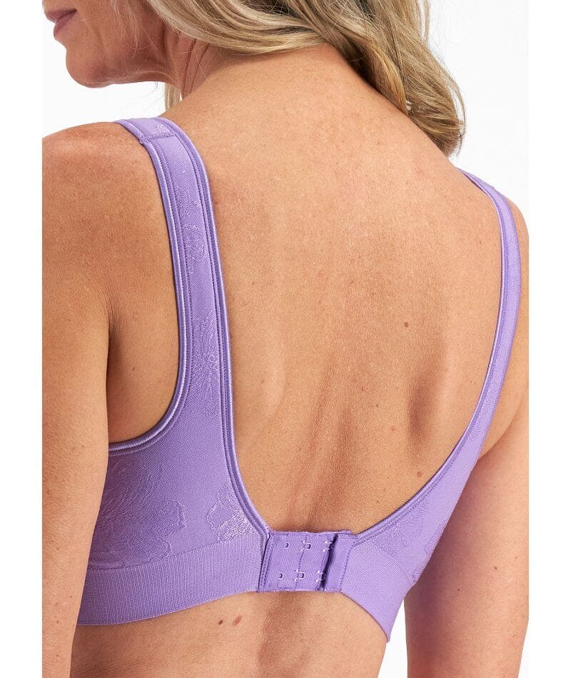 Playtex Comfort Flex Fit Contour Floral Wire-free Bra 2-Pack - Sandshell/Lavender Floral Bras