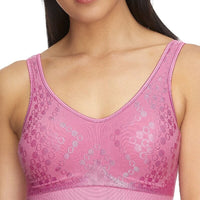 Playtex Comfort Revolution Contour Dot Wire Free Bra - Purple Shade Dot