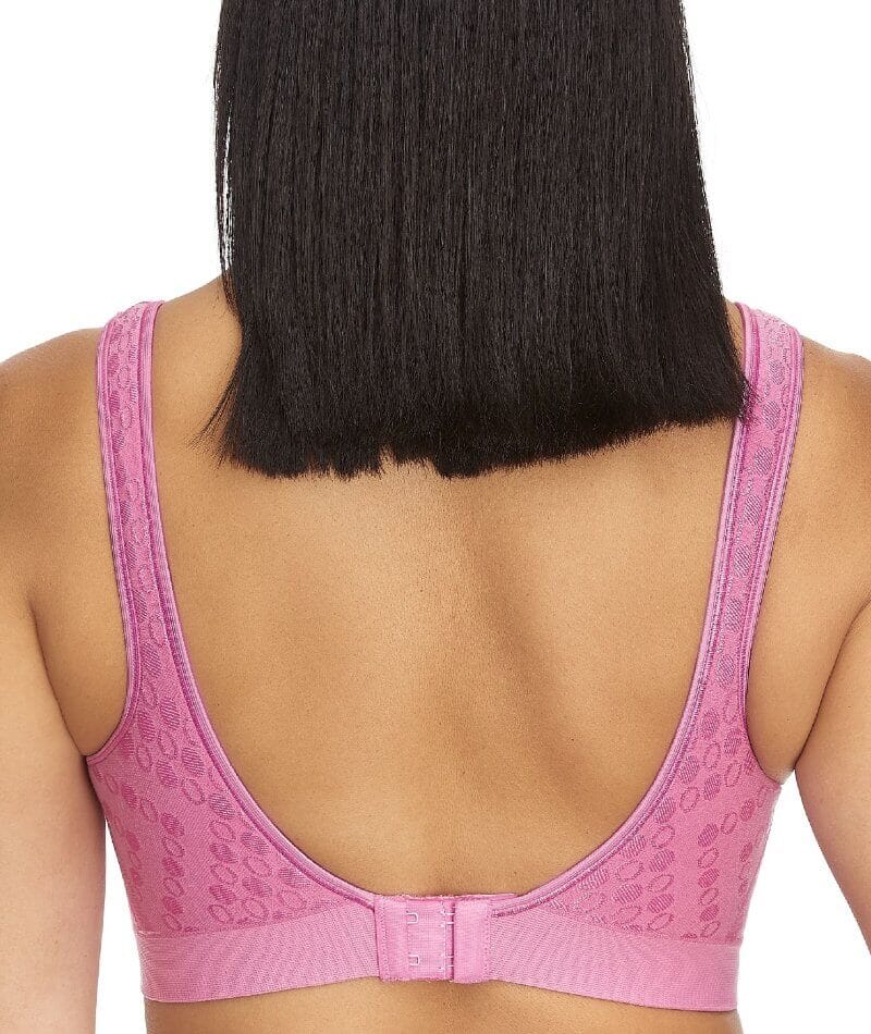 Playtex Comfort Revolution Contour Dot Wire Free Bra - Purple Shade Dot Bras 