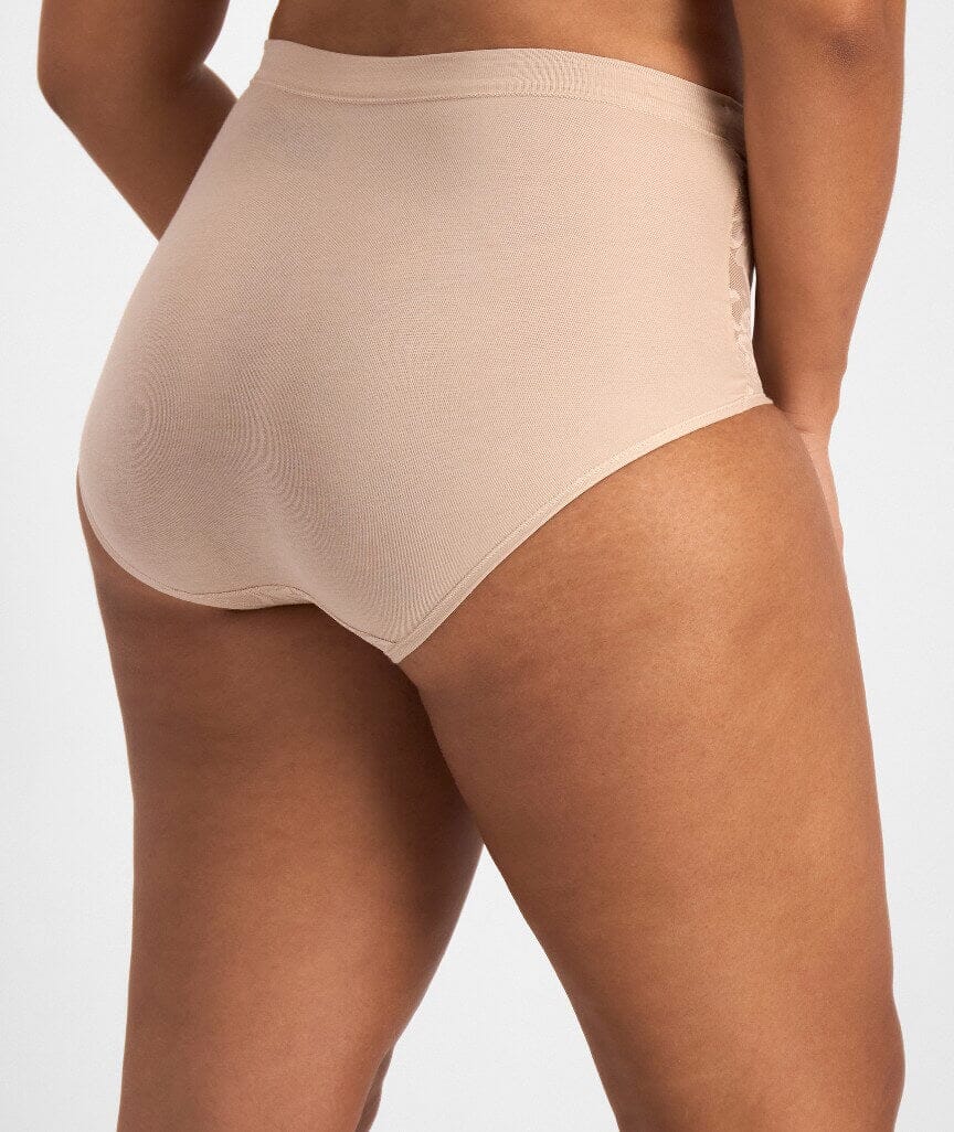 Playtex Ultralight Lace Full Brief - Nude Knickers