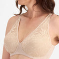 Playtex Ultralight Lace Wire-free Bra - Nude
