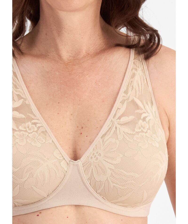 Playtex Ultralight Lace Wire-free Bra - Nude Bras