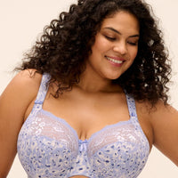 Elomi Morgan Underwired Bra - Blue Leopard