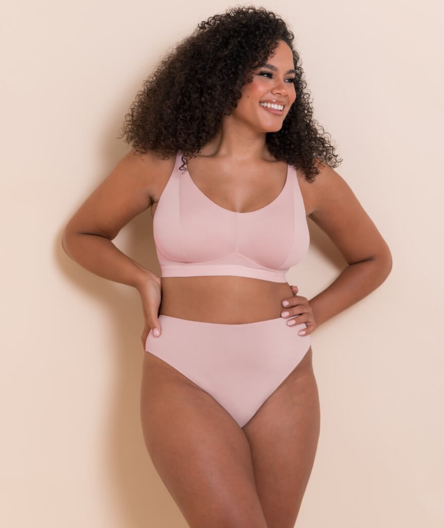 Curvy Kate Zen Brazilian Brief - Blush Pink