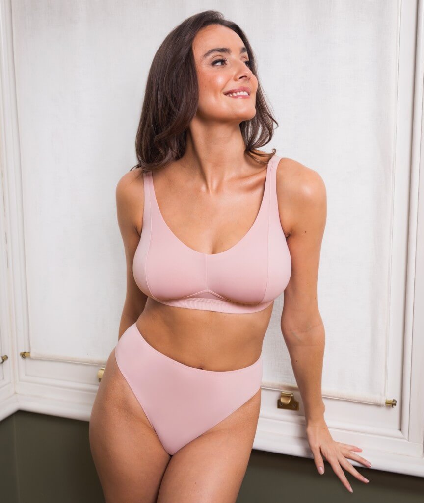 Curvy Kate Zen Wire-free Bralette - Blush Pink