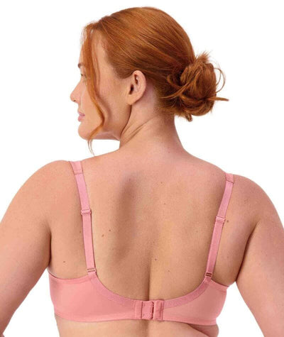 Triumph Lacy Minimizer 2 Pack Bra - Toasted Almond\Cherry Rose Bras