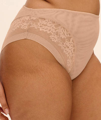 Elomi Nerina High Leg Brief - Sahara