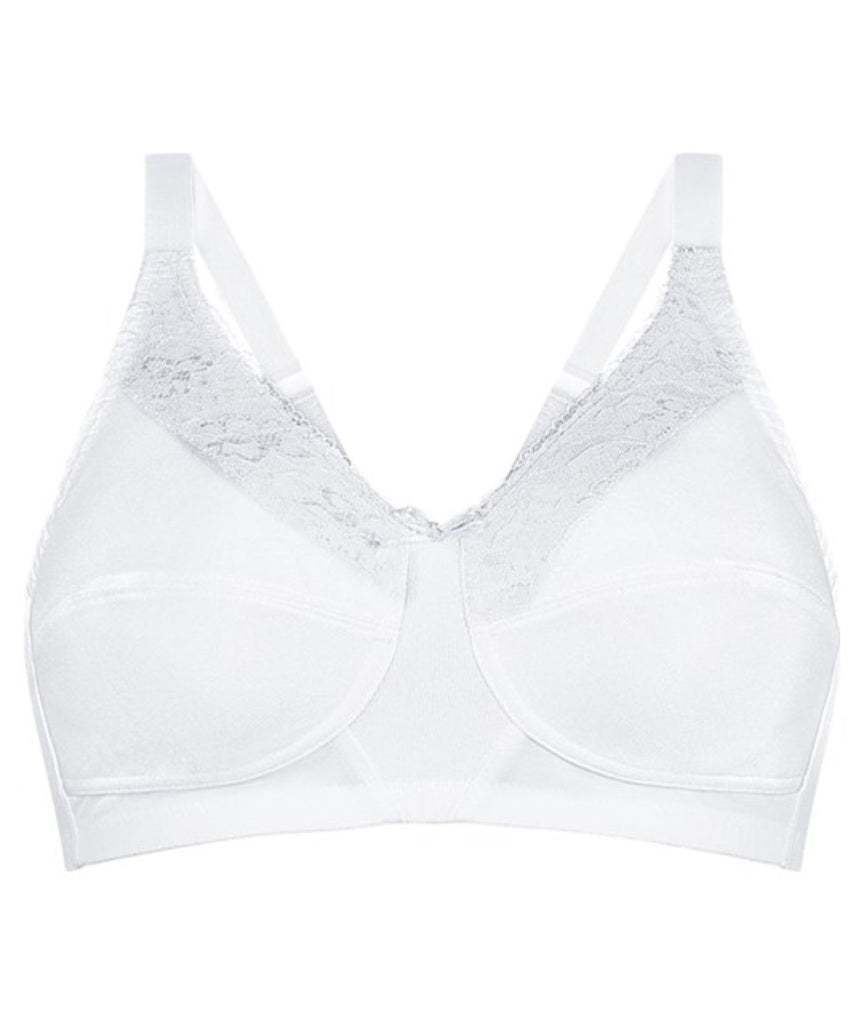 Amoena Nancy Wire-Free Bra - White