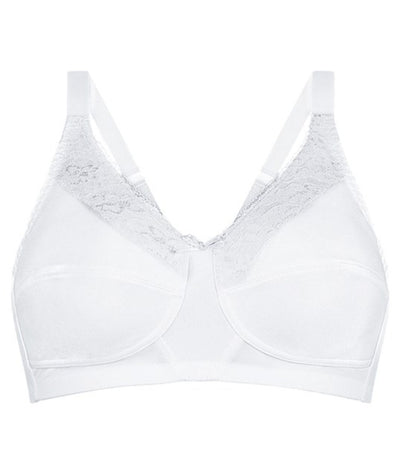 Amoena Nancy Wire-Free Bra - White