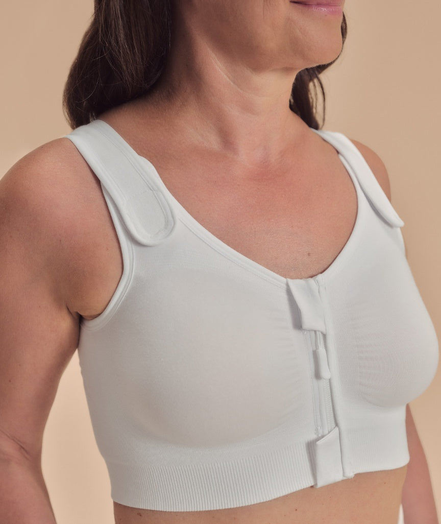 Amoena Leyla Post Surgery Bra - White