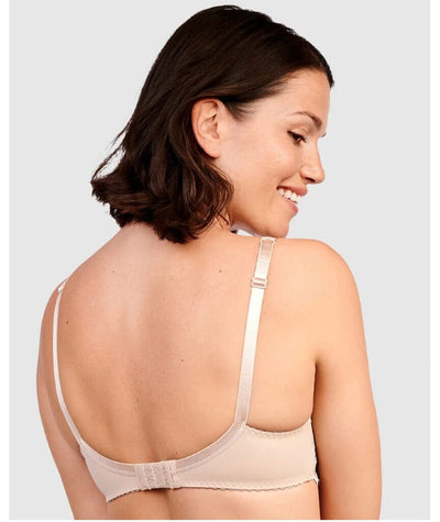 Sans Complexe Arum Underwired Balconette Lace Bra - Skin Bras