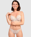 Sans Complexe Arum Underwired Balconette Lace Bra - Skin Bras