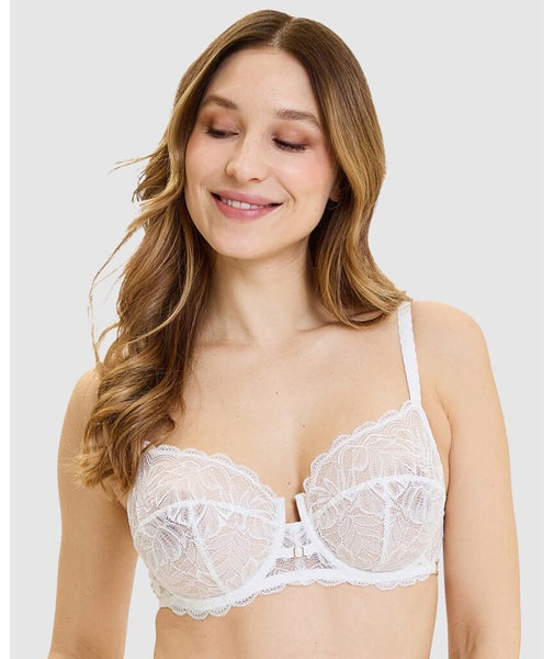 Sans Complexe Suzan Full Cup Underwired Bra - Ivory - Curvy Bras