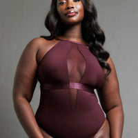 Scantilly Swerve Wire-free Bodysuit - Mulberry Purple