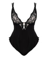 Scantilly Embrace Stretch Lace Teddy - Black