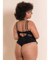 Scantilly Embrace Stretch Lace Teddy - Black