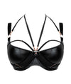 Scantilly Harnessed Padded Half Cup Bra - Black Bras