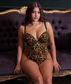 Scantilly Icon Plunge Strapless Multiway Padded Bodysuit - Leopard Print (Test) Bodysuits & Basques