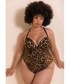 Scantilly Icon Plunge Strapless Multiway Padded Bodysuit - Leopard Print (Test) Bodysuits & Basques